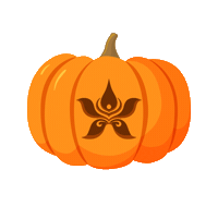 hkairlines halloween pumpkin happy halloween hong kong Sticker
