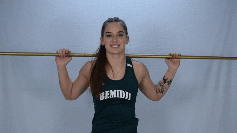 Peace Javelin GIF by Bemidji State Beavers