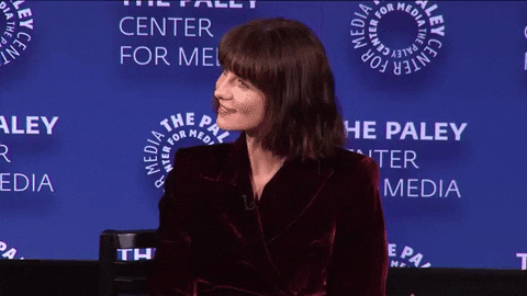 paley center shrug GIF by The Paley Center for Media
