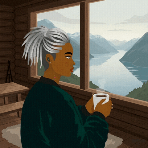 Drinking Coffee Wow GIF by World Of Women