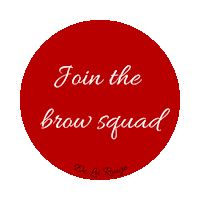 delarouge beauty brows delarouge brow squad Sticker