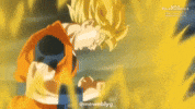 Powering Up Super Dragon Ball Heroes GIF