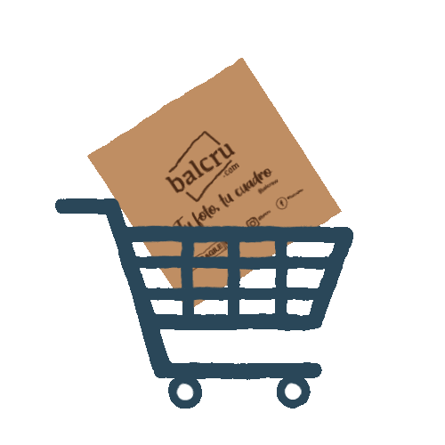Balcru online delivery box compras Sticker