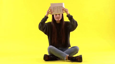 woman read GIF by Quote Catalog