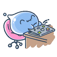Happy Work From Home Sticker by Squishiverse