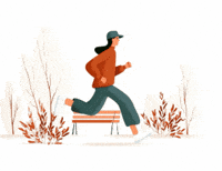 Run Hiking GIF by Brzzy
