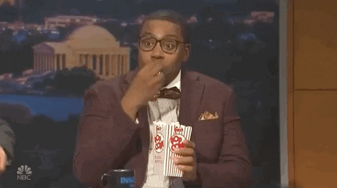 Kenan Thompson Popcorn GIF by Saturday Night Live