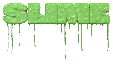 Slime 3D Text Sticker by Nickelodeon