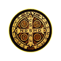 Sao Bento Medal Sticker by Mosteiro da Virgem