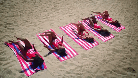 music video beach GIF