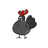 Chickens_gang chickens chicks poule babette Sticker