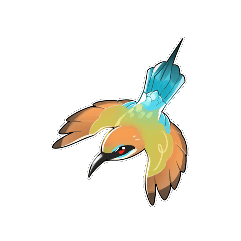 Bird 鳥 Sticker