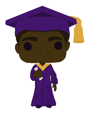 Graduation Duke Sticker by James Madison University