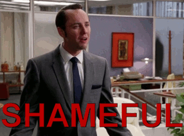 shameful pete campbell GIF