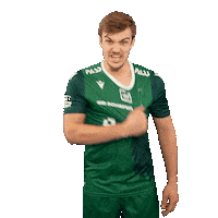 Scream Celebrating Sticker by Rimparer Wölfe