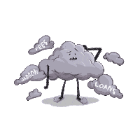 BannerBank superhero cloud hero banner Sticker
