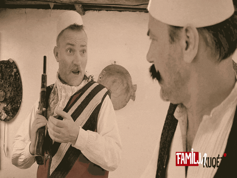 tringalbania giphyupload gun playing once upon a time GIF