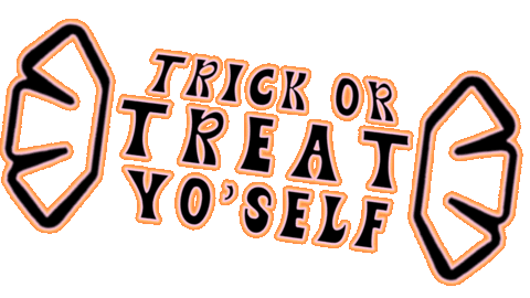 Trick Or Treat Halloween Sticker by Alexandra Five