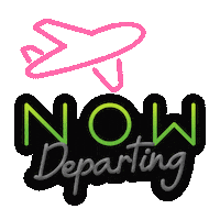 Neon Departing Sticker by Banco BHD León