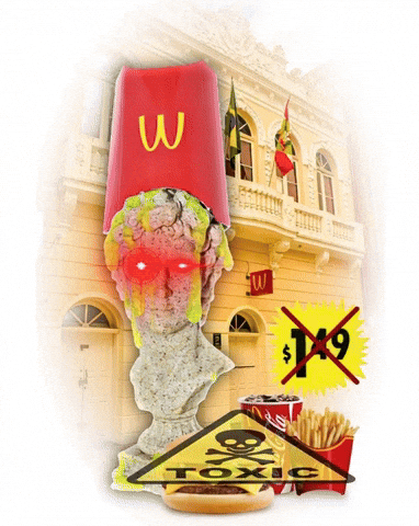 Consume Digital Collage GIF by Database數據