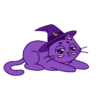 Tired Monday Sticker by Spooks The Cat