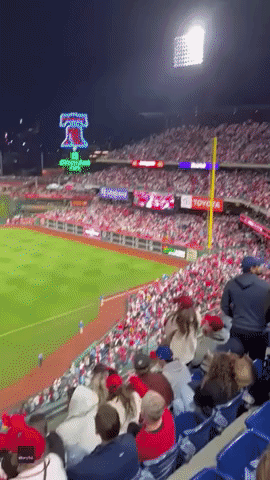 Fans Seen on Stadium Roof During Game Five of Phillies-Astros World Series