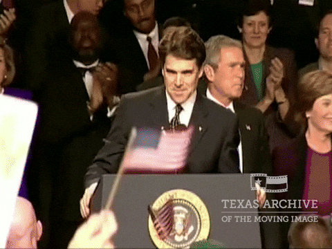 Rick Perry Thumbs Up GIF by Texas Archive of the Moving Image