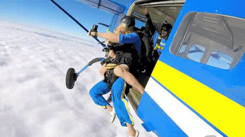 skydiveaus giphygifmaker fun jump australia GIF