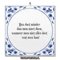 Nl Wijsheid Sticker by Tegelspreuken.nl