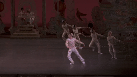 candy cane jump GIF by New York City Ballet
