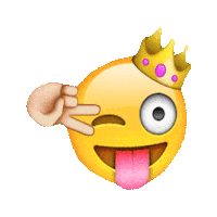 tongue wink Sticker