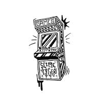 Illustration Arcade Sticker by LIMETYGER