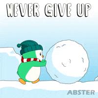 Pushing Give Up GIF by Abster