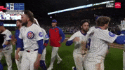 Chicago Cubs Hug GIF by MLB