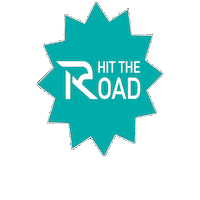 Moving Hit The Road Sticker by rockbird