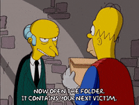 scheming homer simpson GIF