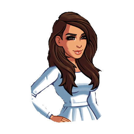 kim kardashian STICKER by imoji