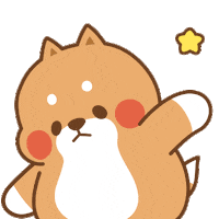 Shiba Goodbye Sticker by Tonton Friends