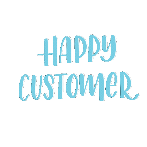 Webshop Happy Customer Sticker