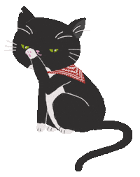 Fat Cat Sticker