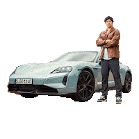PorscheJapan porsche ポルシェジャパン ポルシェ 新型タイカン Sticker