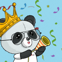 Happy Congrats GIF by PandaPals