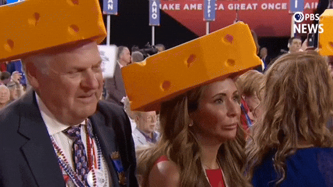 Republican National Convention Cheese GIF by PBS News
