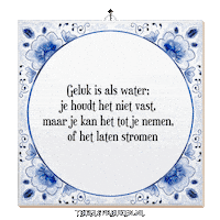 Water Moment Sticker by Tegelspreuken.nl