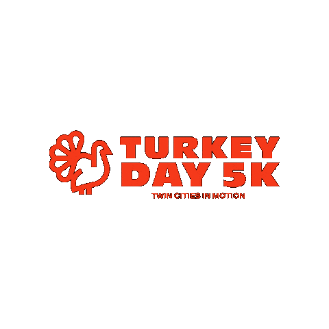 5K Turkey Day Sticker by Twin Cities In Motion