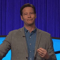 Celebrity Jeopardy Yes GIF by ABC Network