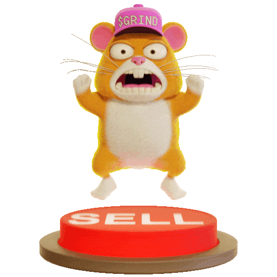 Hamster Sell Sticker by Grind