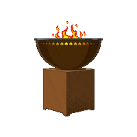 Feuerplatte Sticker by Grillrost