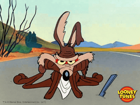 frustrated looney tunes GIF