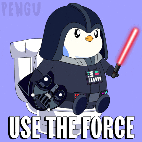 Star Wars Penguin GIF by Pudgy Penguins